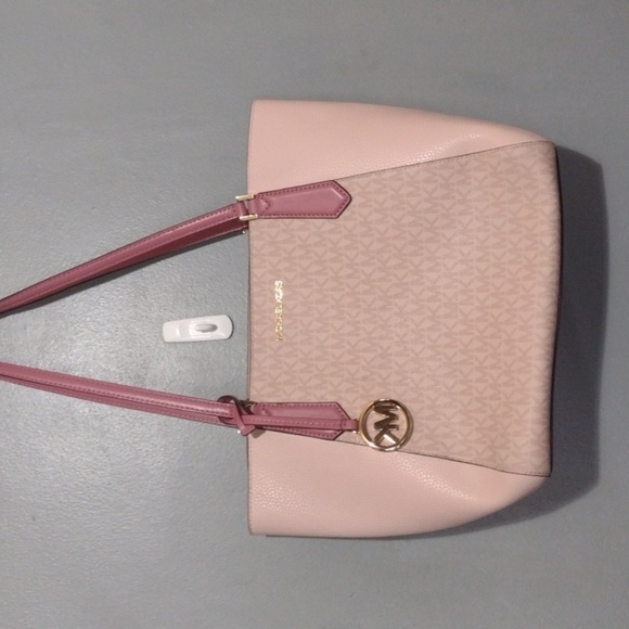 Michael KORS KIMBERLY SM BONDED TOTE TULIP - Picture 1 of 16